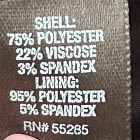 Express Design Studio Black Blazer with shoulder pads and pockets size 4 - Picture 9 of 10